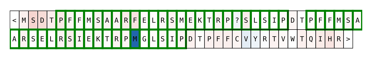 Aligned repeat token neuron example 1
